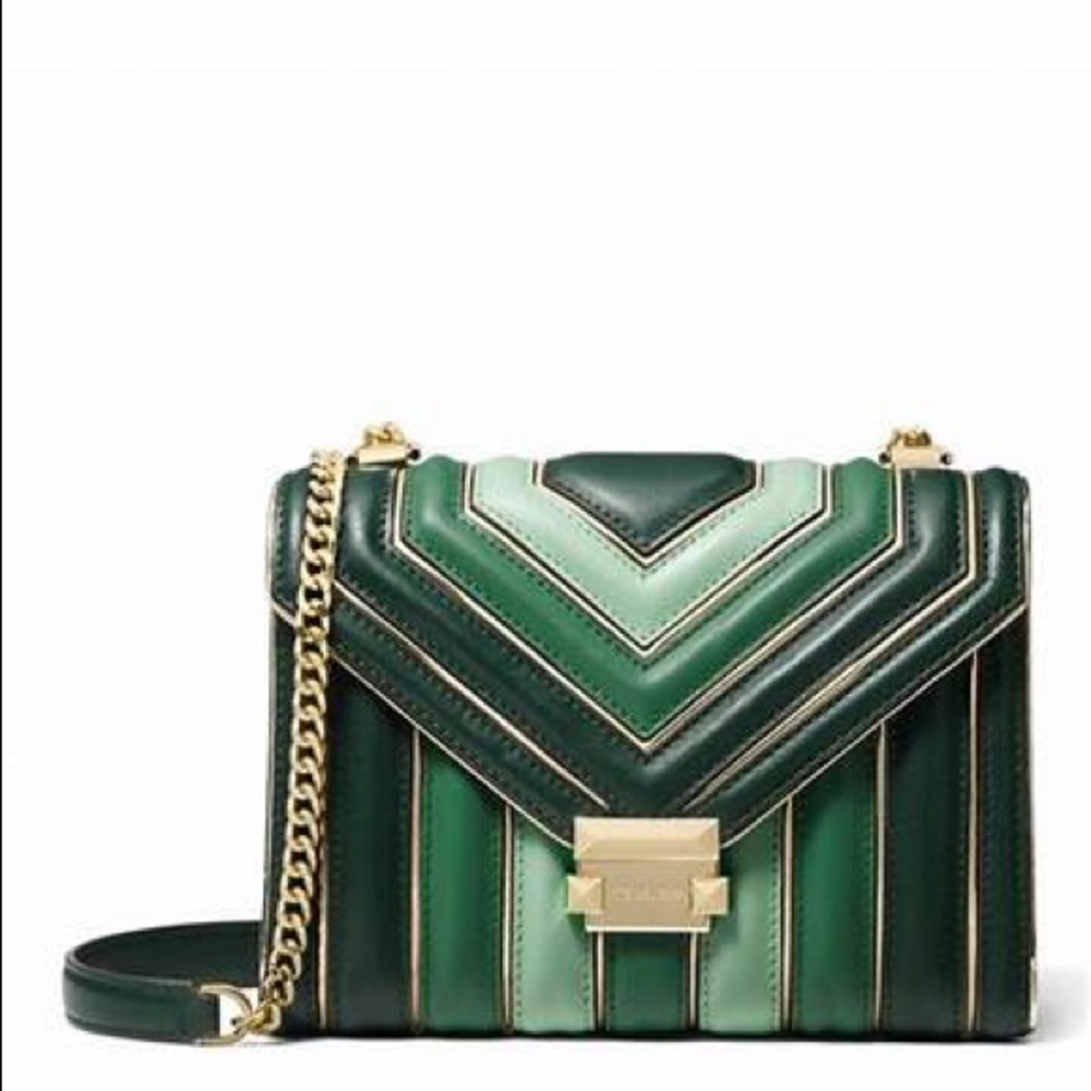 🍀HP MICHAEL KORS WHITNEY TRICOLOR HANDBAG 👜